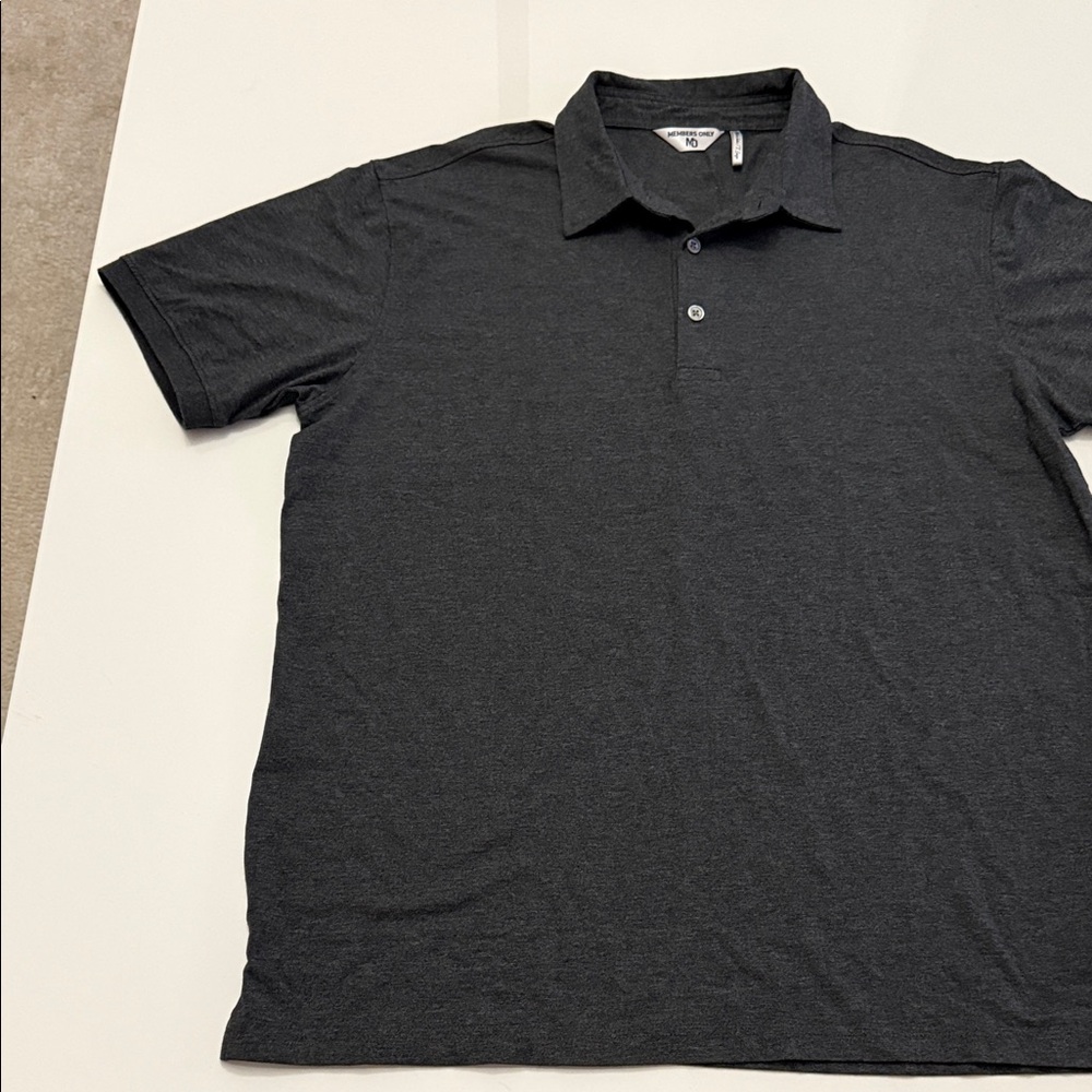 Members Only Charcoal Polo Shirt for Men Sz XL New without label - Picture 5 of 10